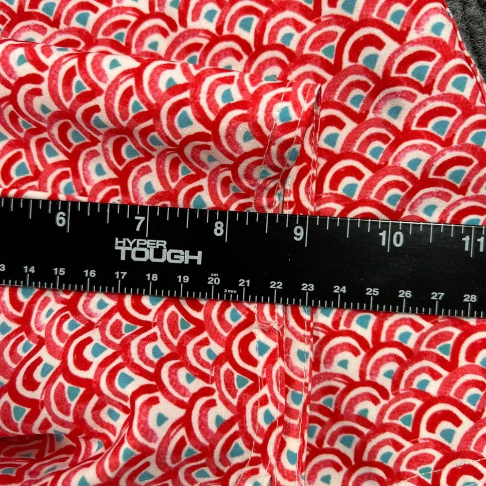 Johnnie O‎ Swim Trunks Shorts Mens 2XL XXL Red Geometric Beach Ocean Pool